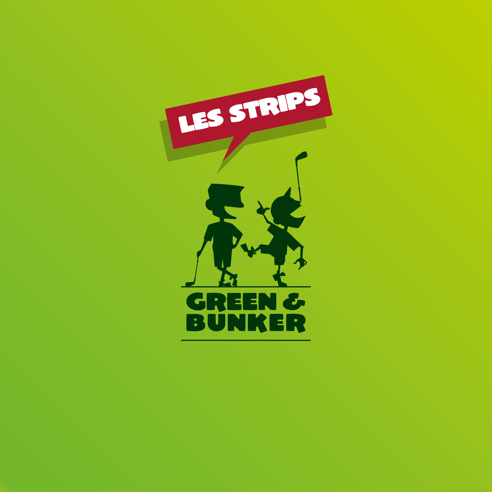 Association Green & Bunker, création de l’identité visuelle de la manifestation « Street Golf »