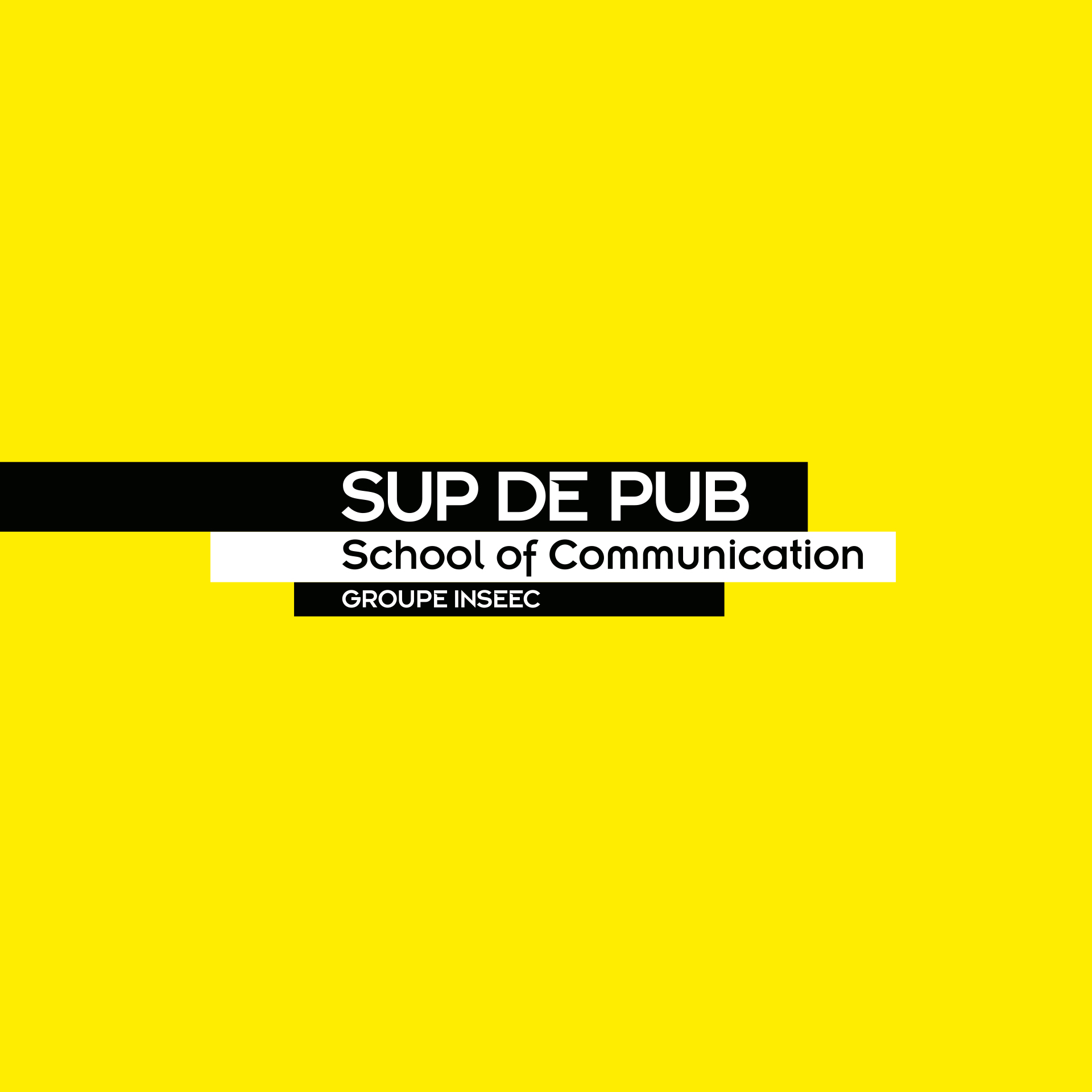 Sup de Pub Bordeaux, visuel de la vitrine du Hangar 18