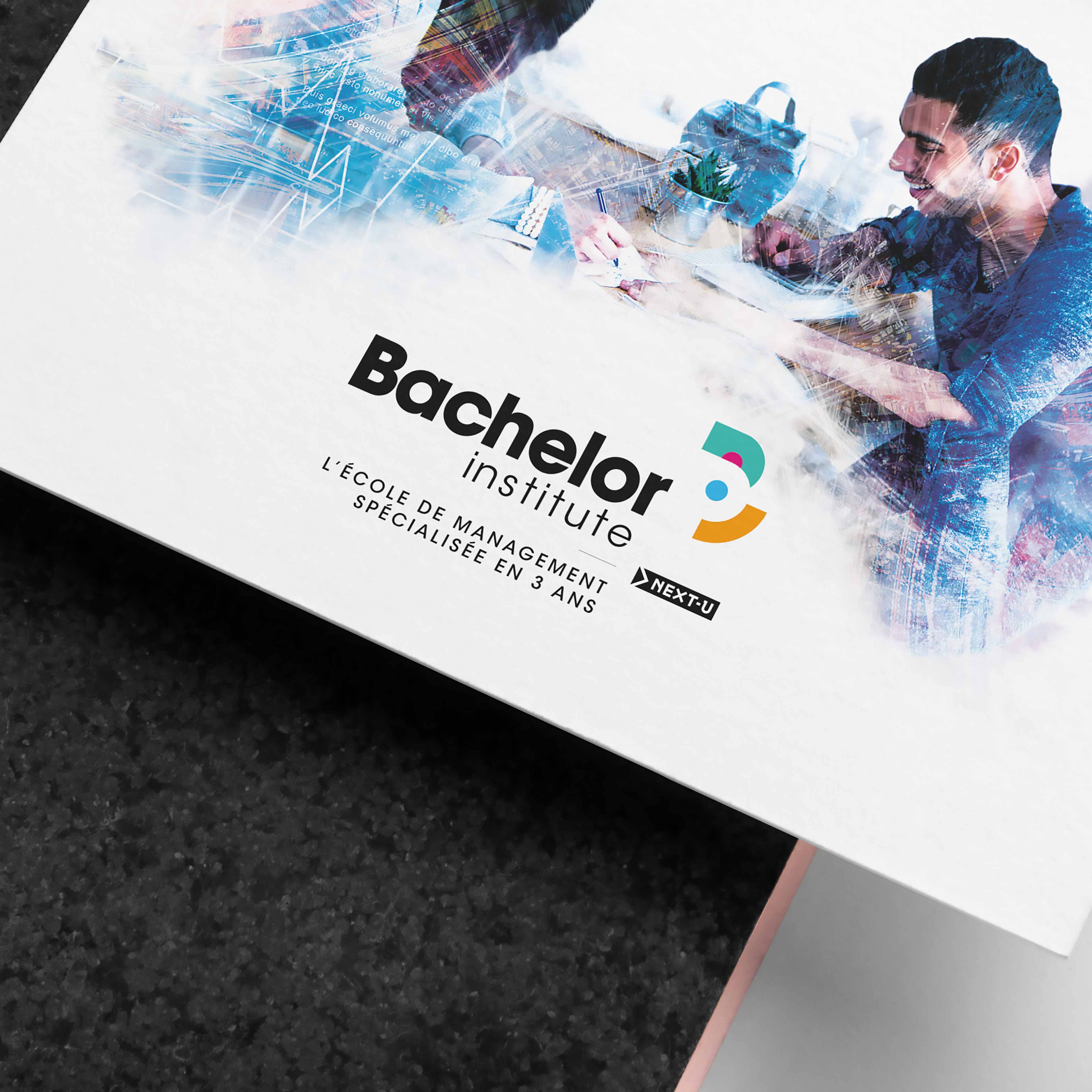 Bachelor Institute, diseño del logotipo y los códigos gráficos de la escuela