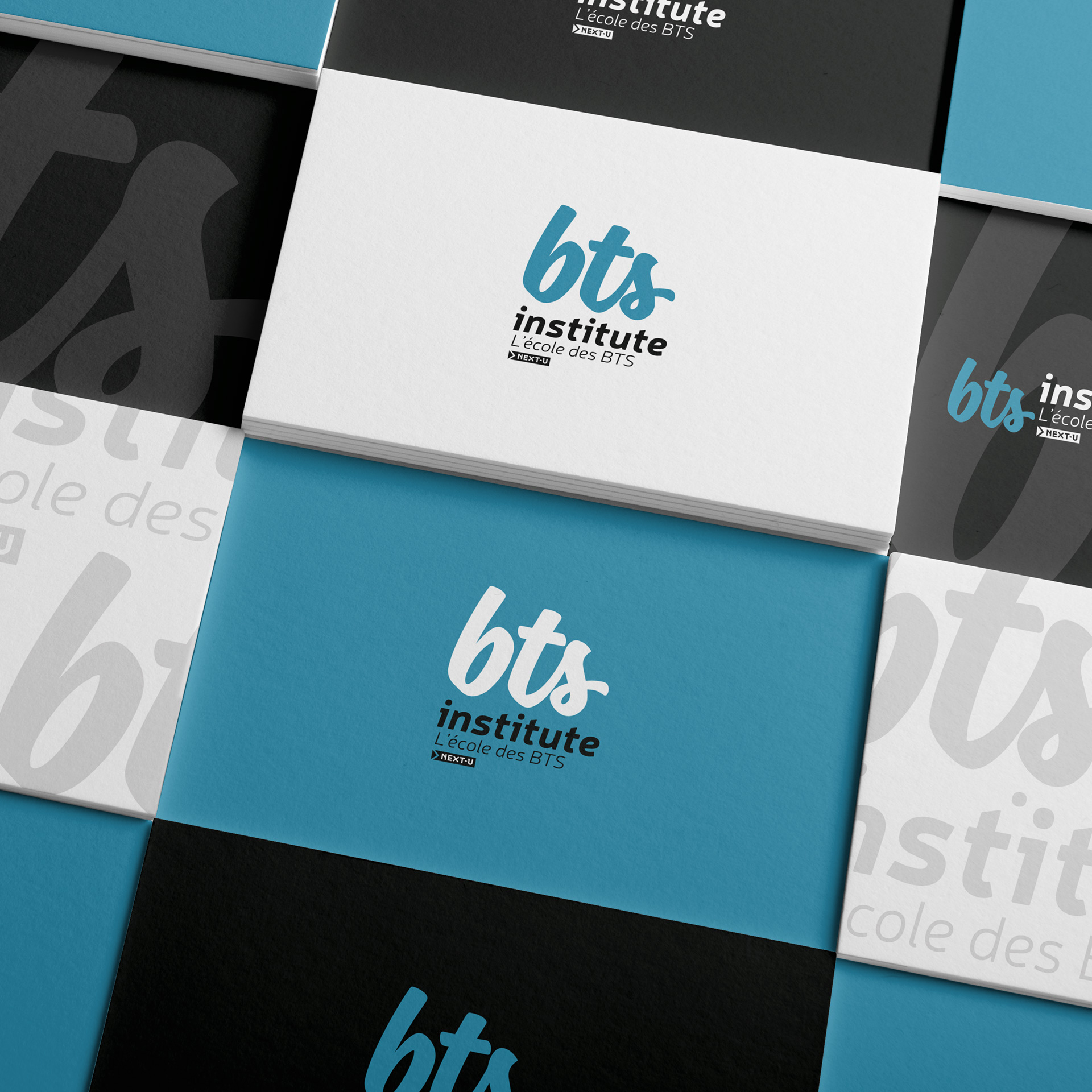 BTS Institute, diseño del logotipo y de los códigos gráficos de la escuela